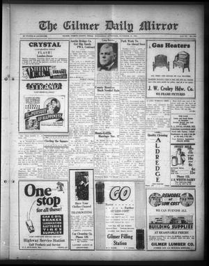 The Gilmer Daily Mirror (Gilmer, Tex.), Vol. 19, No. 219, Ed. 1 Wednesday, November 21, 1934