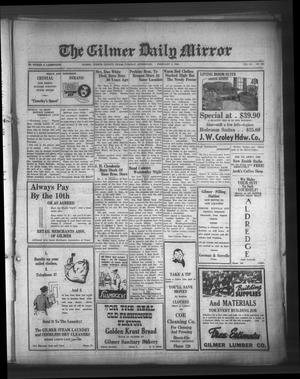 Primary view of object titled 'The Gilmer Daily Mirror (Gilmer, Tex.), Vol. 20, No. 283, Ed. 1 Tuesday, February 4, 1936'.
