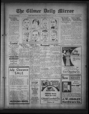 The Gilmer Daily Mirror (Gilmer, Tex.), Vol. 17, No. 110, Ed. 1 Thursday, July 21, 1932