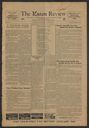 The Union Review (Galveston, Tex.), Vol. 25, No. 40, Ed. 1 Friday, January 19, 1945