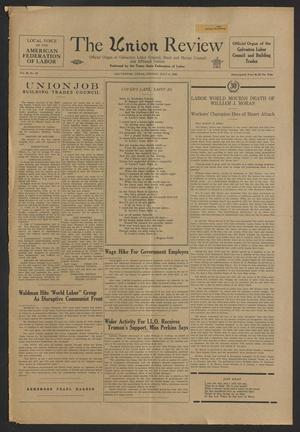 Primary view of object titled 'The Union Review (Galveston, Tex.), Vol. 26, No. 12, Ed. 1 Friday, July 6, 1945'.