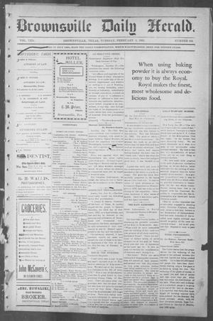 Brownsville Daily Herald (Brownsville, Tex.), Vol. 10, No. 164, Ed. 1, Tuesday, February 4, 1902