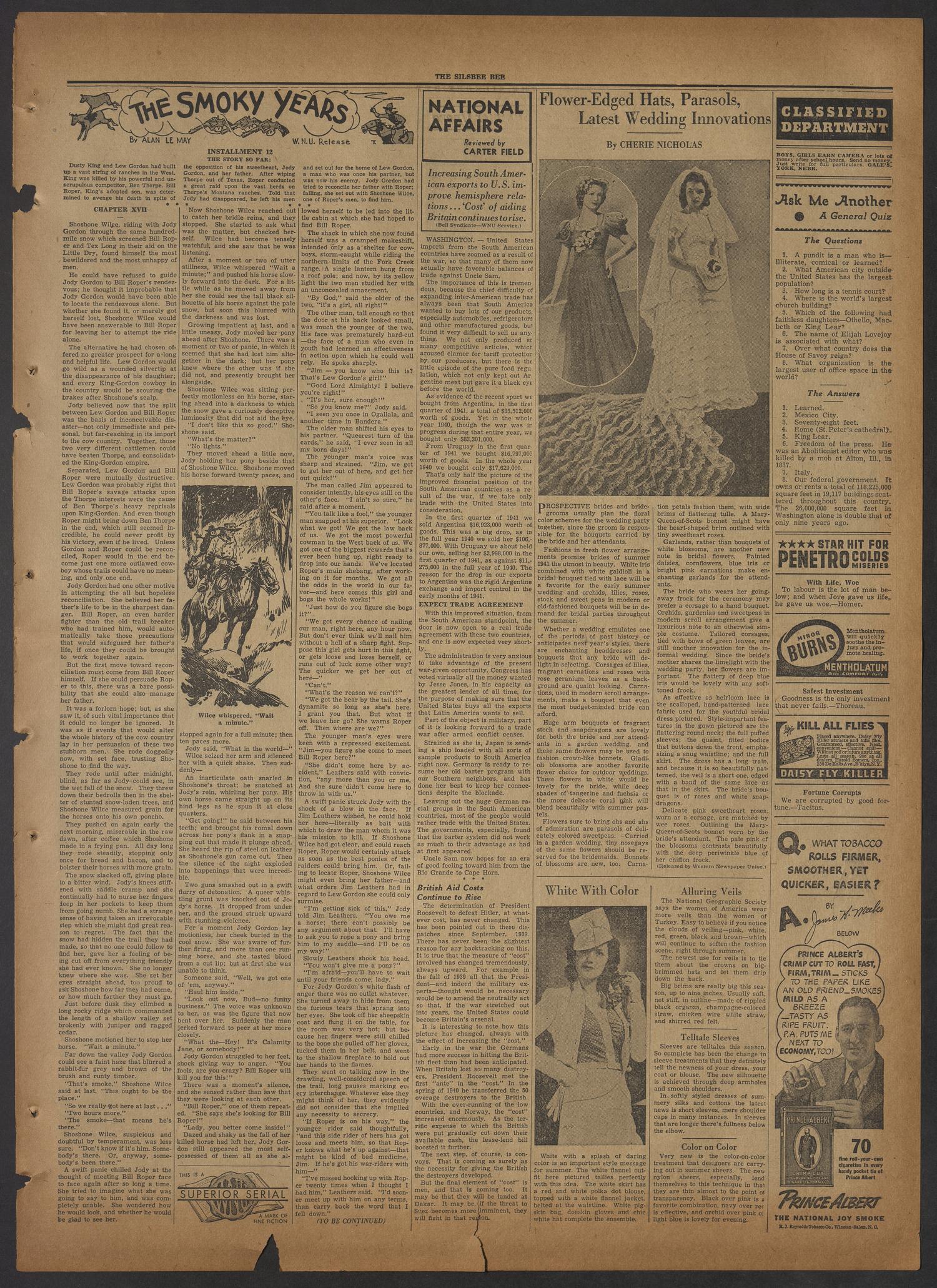 The Silsbee Bee (Silsbee, Tex.), Vol. 22, No. 12, Ed. 1 Thursday, June 12, 1941
                                                
                                                    [Sequence #]: 3 of 10
                                                