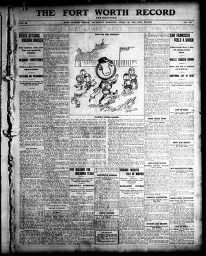 The Fort Worth Record and Register (Fort Worth, Tex.), Vol. 10, No. 193, Ed. 1 Thursday, April 26, 1906