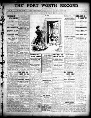 Primary view of object titled 'The Fort Worth Record and Register (Fort Worth, Tex.), Vol. 10, No. 217, Ed. 1 Sunday, May 20, 1906'.