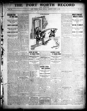 The Fort Worth Record and Register (Fort Worth, Tex.), Vol. 10, No. 232, Ed. 1 Monday, June 4, 1906
