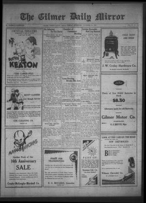 The Gilmer Daily Mirror (Gilmer, Tex.), Vol. 13, No. 215, Ed. 1 Tuesday, November 20, 1928