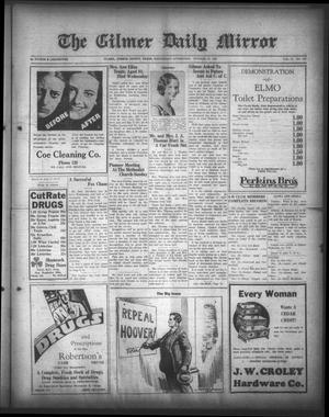 The Gilmer Daily Mirror (Gilmer, Tex.), Vol. 17, No. 187, Ed. 1 Wednesday, October 19, 1932