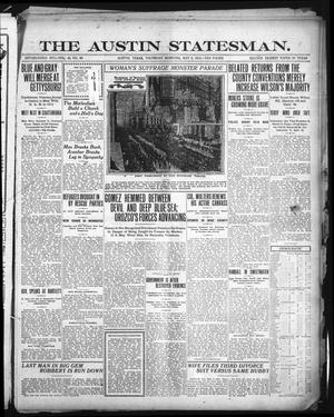 The Austin Statesman. (Austin, Tex.), Vol. 43, No. 98, Ed. 1 Thursday, May 9, 1912