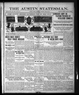 The Austin Statesman. (Austin, Tex.), Vol. 43, No. 119, Ed. 1 Thursday, May 30, 1912