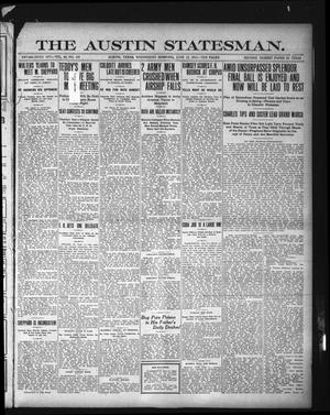 Primary view of object titled 'The Austin Statesman. (Austin, Tex.), Vol. 43, No. 131, Ed. 1 Wednesday, June 12, 1912'.