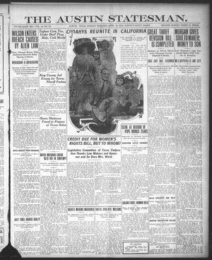 Primary view of object titled 'The Austin Statesman. (Austin, Tex.), Vol. 44, No. 151, Ed. 1 Sunday, April 20, 1913'.