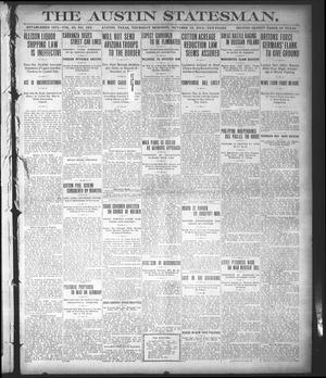 Primary view of object titled 'The Austin Statesman. (Austin, Tex.), Vol. 43, No. 294, Ed. 1 Thursday, October 15, 1914'.