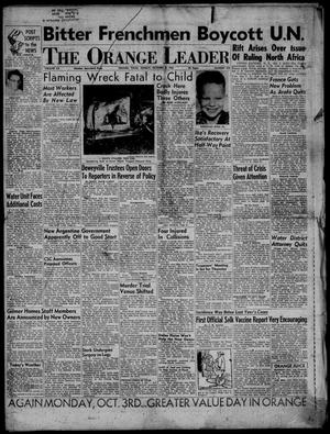 The Orange Leader (Orange, Tex.), Vol. 52, No. 234, Ed. 1 Sunday, October 2, 1955
