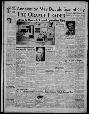 Primary view of object titled 'The Orange Leader (Orange, Tex.), Vol. 52, No. 241, Ed. 1 Sunday, October 9, 1955'.