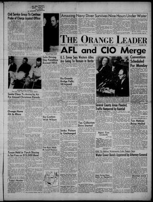 Primary view of object titled 'The Orange Leader (Orange, Tex.), Vol. 52, No. 288, Ed. 1 Friday, December 2, 1955'.