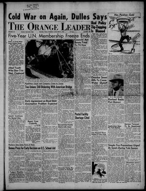 The Orange Leader (Orange, Tex.), Vol. 52, No. 299, Ed. 1 Thursday, December 15, 1955