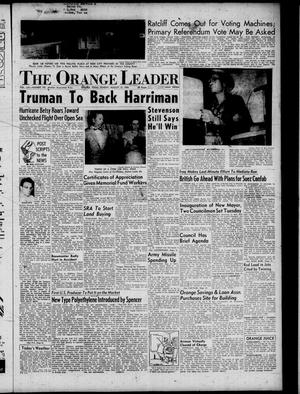 Primary view of object titled 'The Orange Leader (Orange, Tex.), Vol. 53, No. 193, Ed. 1 Sunday, August 12, 1956'.