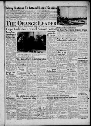 The Orange Leader (Orange, Tex.), Vol. 53, No. 224, Ed. 1 Monday, September 17, 1956