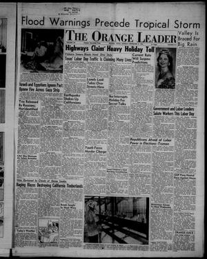 Primary view of object titled 'The Orange Leader (Orange, Tex.), Vol. 52, No. 211, Ed. 1 Monday, September 5, 1955'.