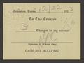 Thumbnail image of item number 1 in: '[Authorization of Club Charges, December 22, 1953]'.