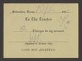 Primary view of [Authorization for Club Charges, October 2, 1953]