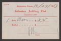 Primary view of [Beverage Bill from the Galveston Artillery Club, October 29, 1953]