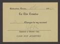 Text: [Authorization for Club Charges, August 8, 1953]