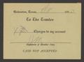 Text: [Authorization for Club Charges, August 8, 1953]