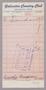 Text: [Restaurant Bill from Galveston Country Club, January 25, 1953]