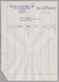 Primary view of [Account Statement for Flood & Calvert, Inc., December 31, 1952]