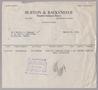 Text: [Invoice for an Automobile from Burton & Backenstoe]