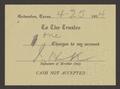 Text: [Authorization for Club Charges, April 25, 1954]