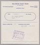 Text: [Monthly Bill for Yacht Berth: June 1955]