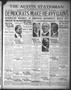 Thumbnail image of item number 1 in: 'The Austin Statesman (Austin, Tex.), Vol. 51, No. 153, Ed. 1 Wednesday, November 8, 1922'.