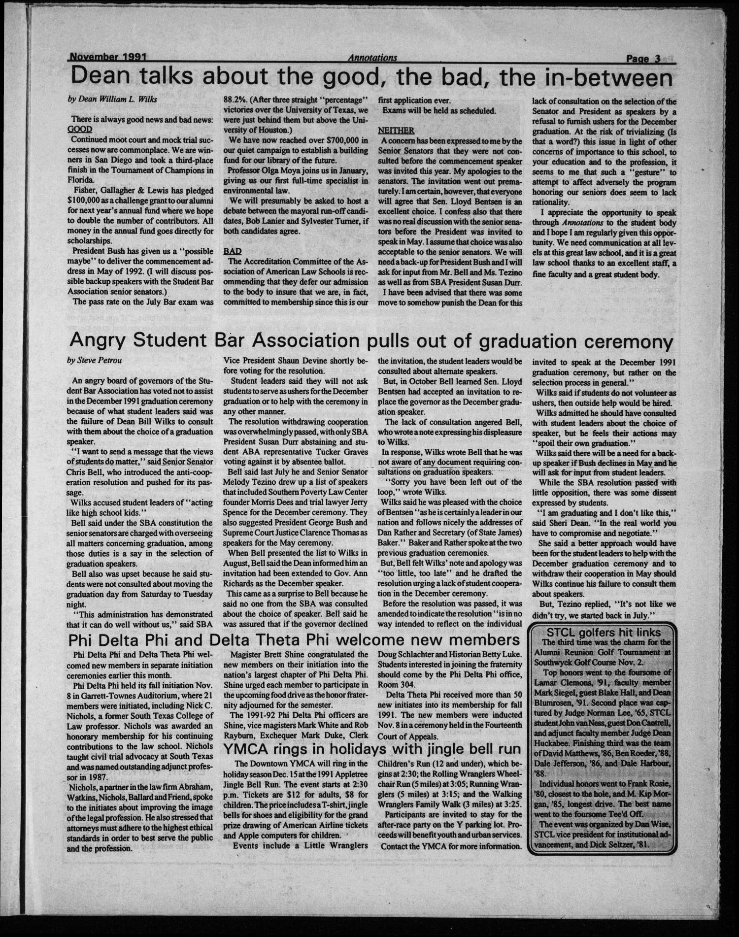 Annotations (Houston, Tex.), Vol. 20, No. 5, Ed. 1, November, 1991
                                                
                                                    [Sequence #]: 3 of 8
                                                