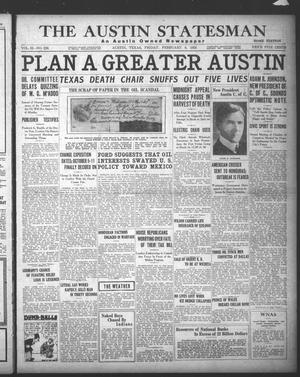 The Austin Statesman (Austin, Tex.), Vol. 52, No. 238, Ed. 1 Friday, February 8, 1924