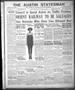 Thumbnail image of item number 1 in: 'The Austin Statesman (Austin, Tex.), Vol. 53, No. 34, Ed. 1 Sunday, July 20, 1924'.