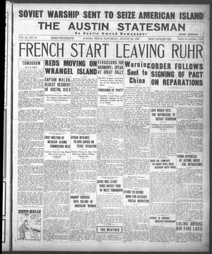 The Austin Statesman (Austin, Tex.), Vol. 53, No. 75, Ed. 1 Saturday, August 30, 1924