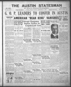 The Austin Statesman (Austin, Tex.), Vol. 53, No. 90, Ed. 1 Tuesday, September 16, 1924