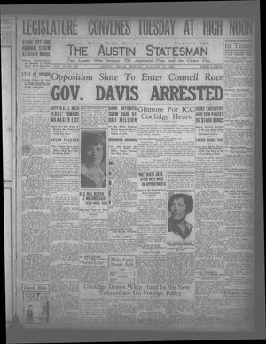 The Austin Statesman (Austin, Tex.), Vol. 54, No. 207, Ed. 1 Monday, January 12, 1925