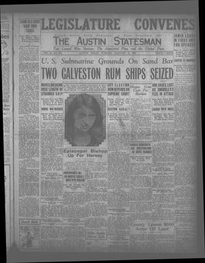 The Austin Statesman (Austin, Tex.), Vol. 54, No. 208, Ed. 1 Tuesday, January 13, 1925