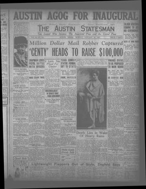 The Austin Statesman (Austin, Tex.), Vol. 54, No. 214, Ed. 1 Monday, January 19, 1925