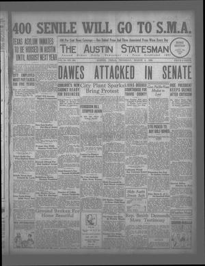 The Austin Statesman (Austin, Tex.), Vol. 54, No. 256, Ed. 1 Thursday, March 5, 1925