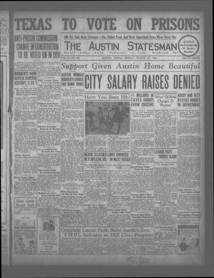 Primary view of object titled 'The Austin Statesman (Austin, Tex.), Vol. 54, No. 263, Ed. 1 Friday, March 13, 1925'.