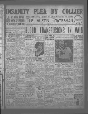 The Austin Statesman (Austin, Tex.), Vol. 54, No. 270, Ed. 1 Saturday, March 21, 1925