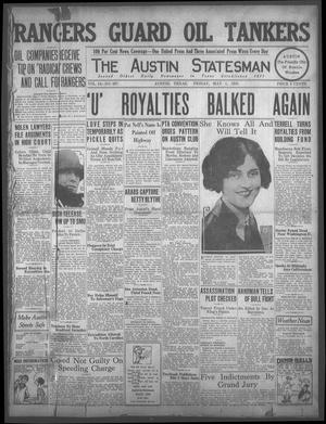 The Austin Statesman (Austin, Tex.), Vol. 54, No. 307, Ed. 1 Friday, May 1, 1925