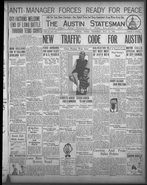 The Austin Statesman (Austin, Tex.), Vol. 54, No. 317, Ed. 1 Thursday, May 14, 1925