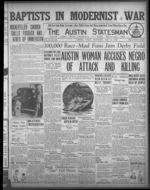 The Austin Statesman (Austin, Tex.), Vol. 54, No. 319, Ed. 1 Saturday, May 16, 1925
