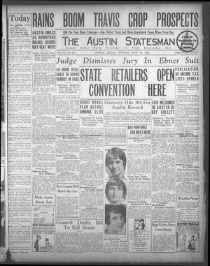 The Austin Statesman (Austin, Tex.), Vol. 54, No. 327, Ed. 1 Monday, May 25, 1925